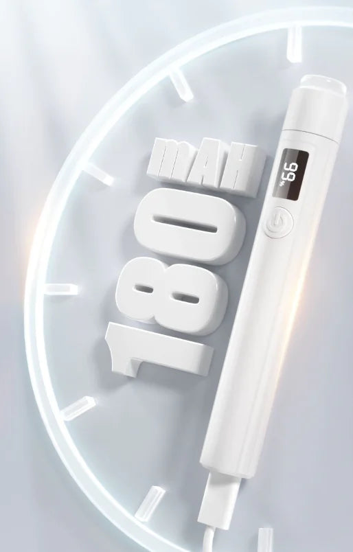 Portable Nail Lamp with Display and Fast-Dry Feature