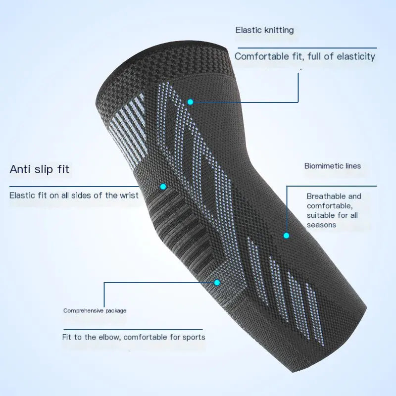 Men's Outdoor Sports Breathable Compression Elbow Sleeve