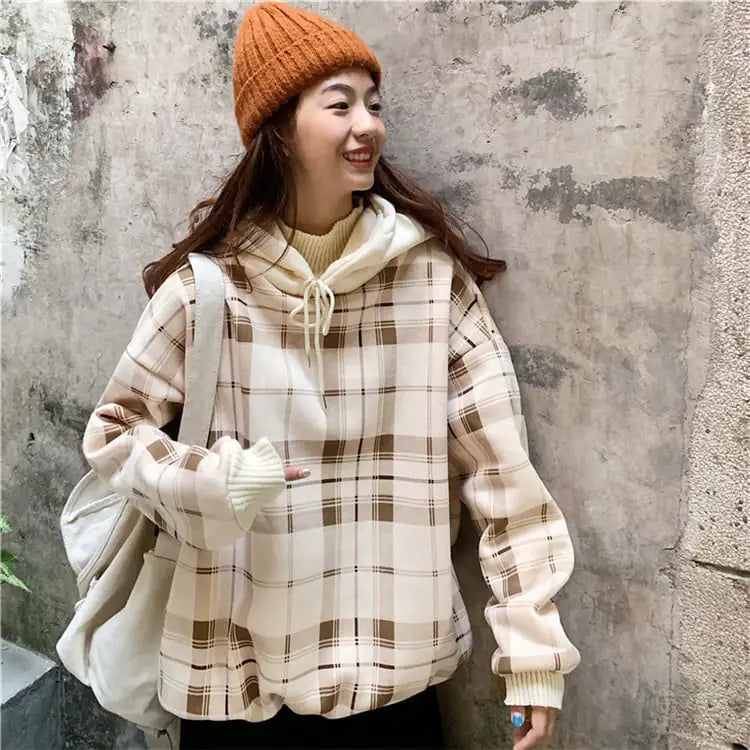 Plus Size Velvet Pullover Blouse for Women