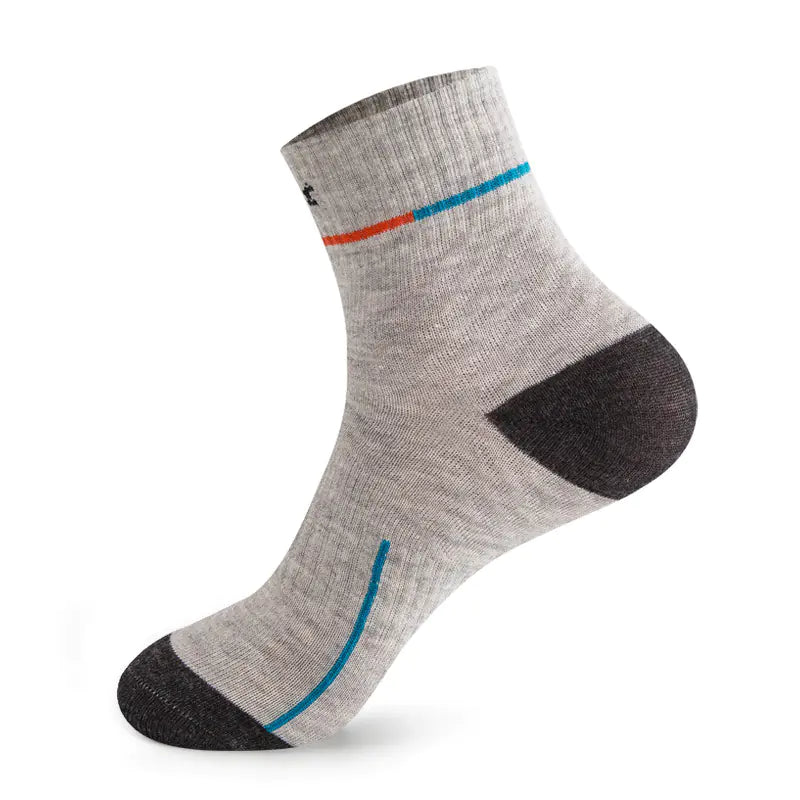 Men's Mid-Calf Socks, Breathable Moisture-Wicking Sports Socks