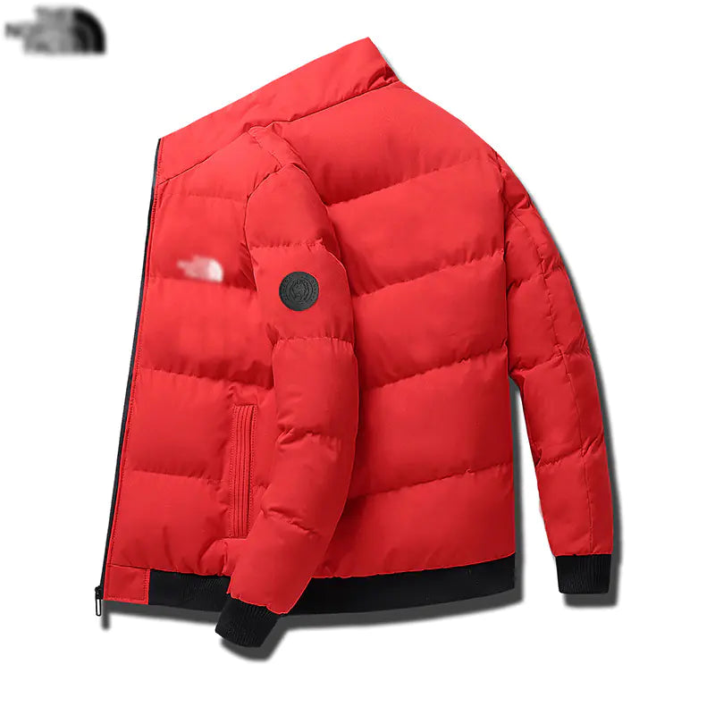 Men's Stylish Short Winter Jacket - Tiger Head Cotton Coat