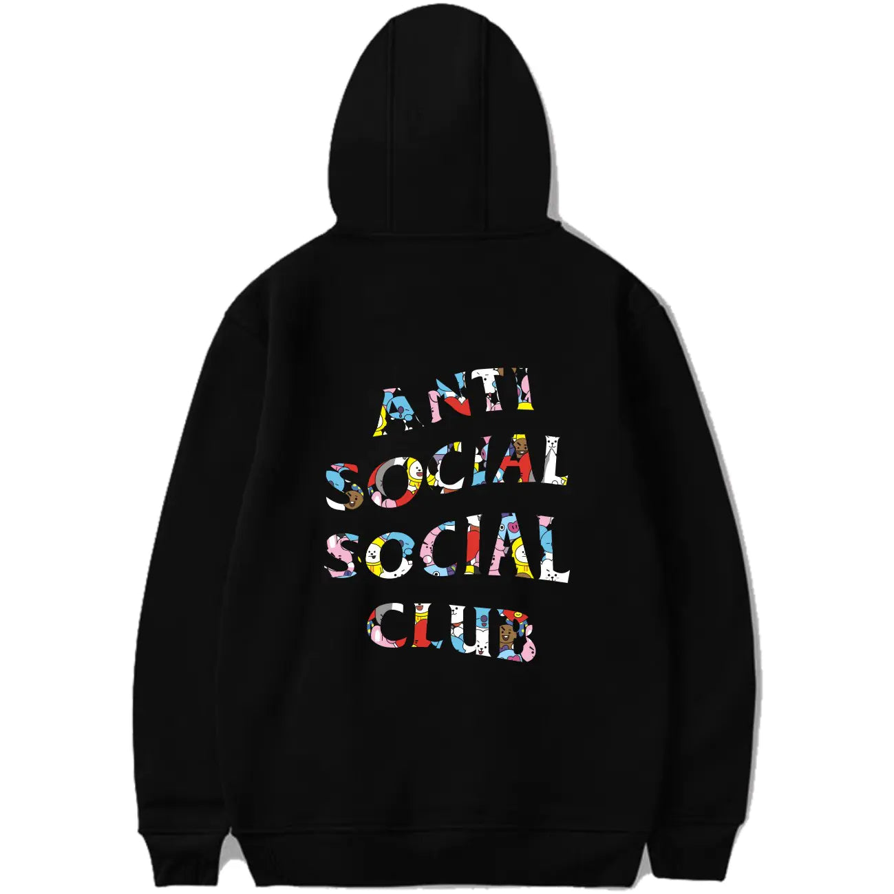 BTS Cartoon Style Hoodie and Merchandise Hoodie