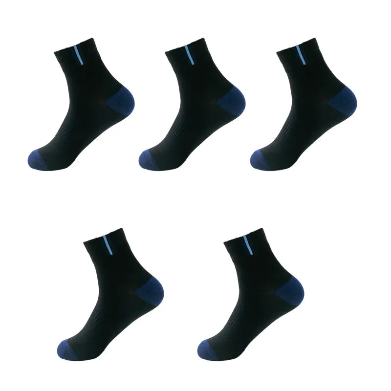 Men's Mid-Calf Socks, Breathable Moisture-Wicking Sports Socks