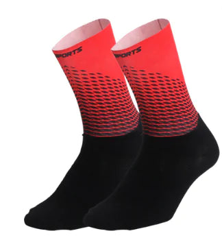 DH Cycling Socks - Breathable & Durable Mid-Calf Sports Socks