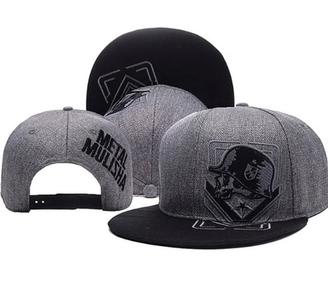 Metal Hip-Hop Baseball Cap with Embroidered Letters