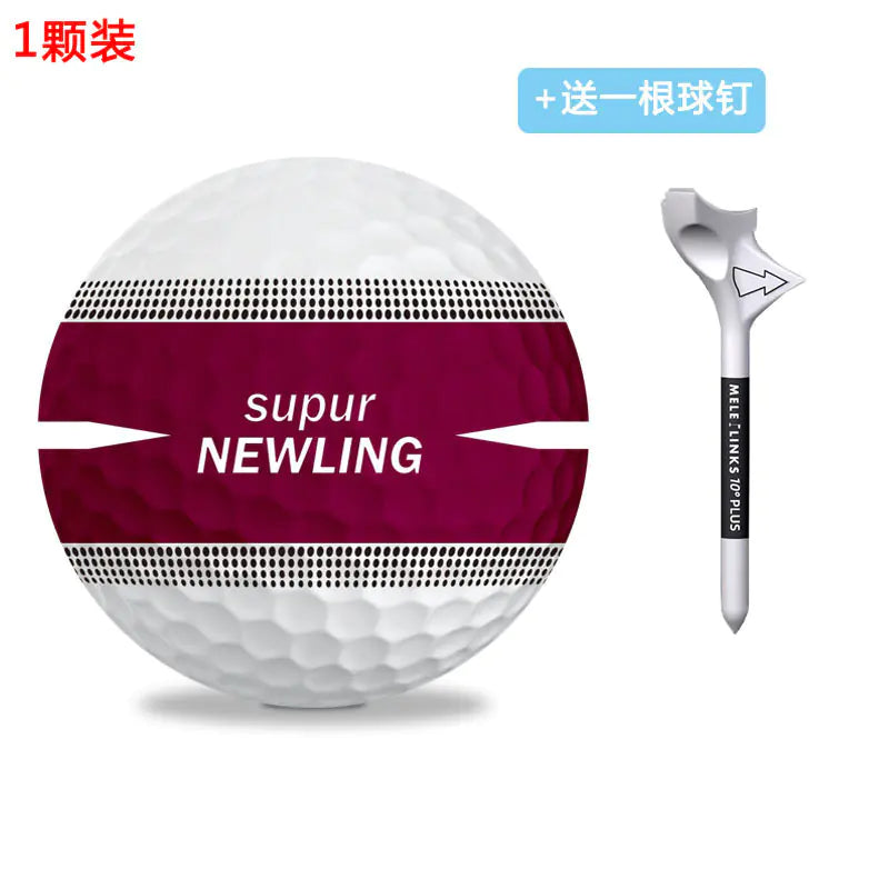 New Three-Layer Golf Balls with Seamless Design