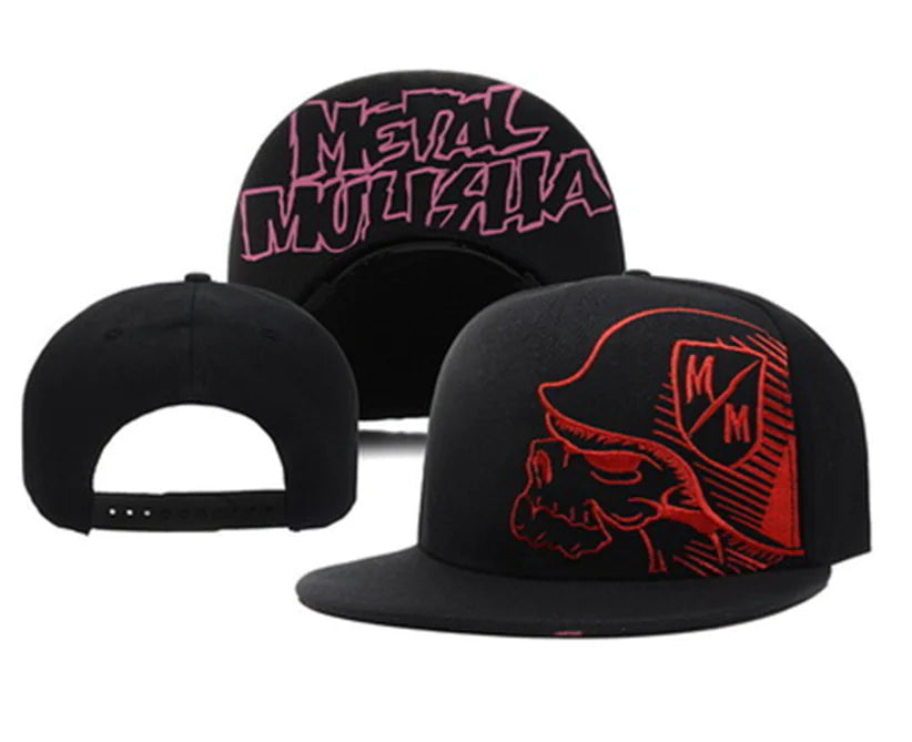 Metal Hip-Hop Baseball Cap with Embroidered Letters