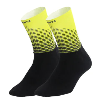 DH Cycling Socks - Breathable & Durable Mid-Calf Sports Socks