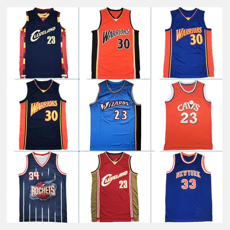 Vintage Basketball Jerseys: Lakers, Warriors, Rockets