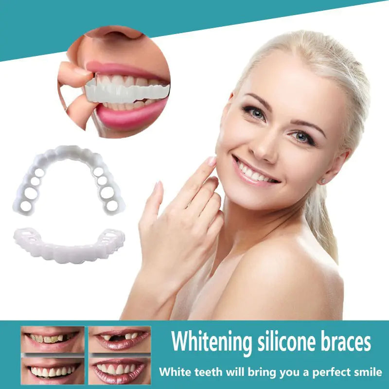 Snap-On Smile 2nd Gen Silicone Whitening Dentures