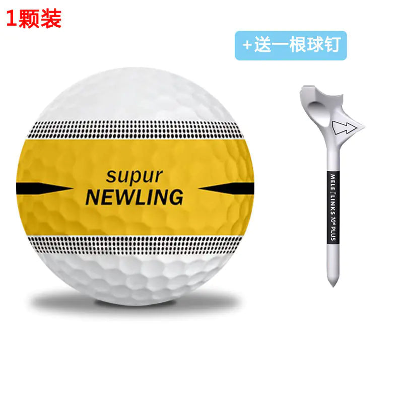 New Three-Layer Golf Balls with Seamless Design