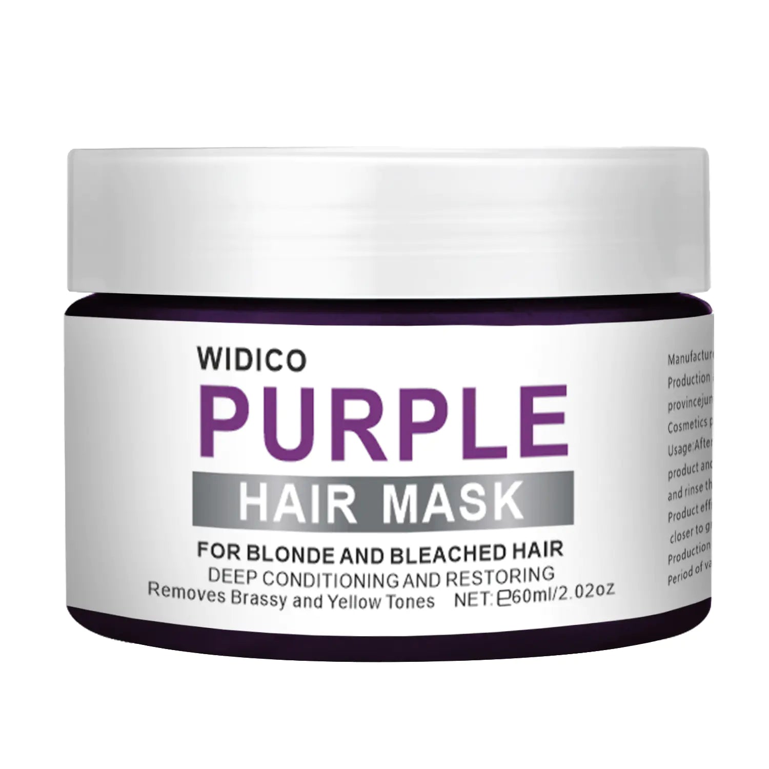 Purple Shampoo for Yellow Tone Removal and Hair Care