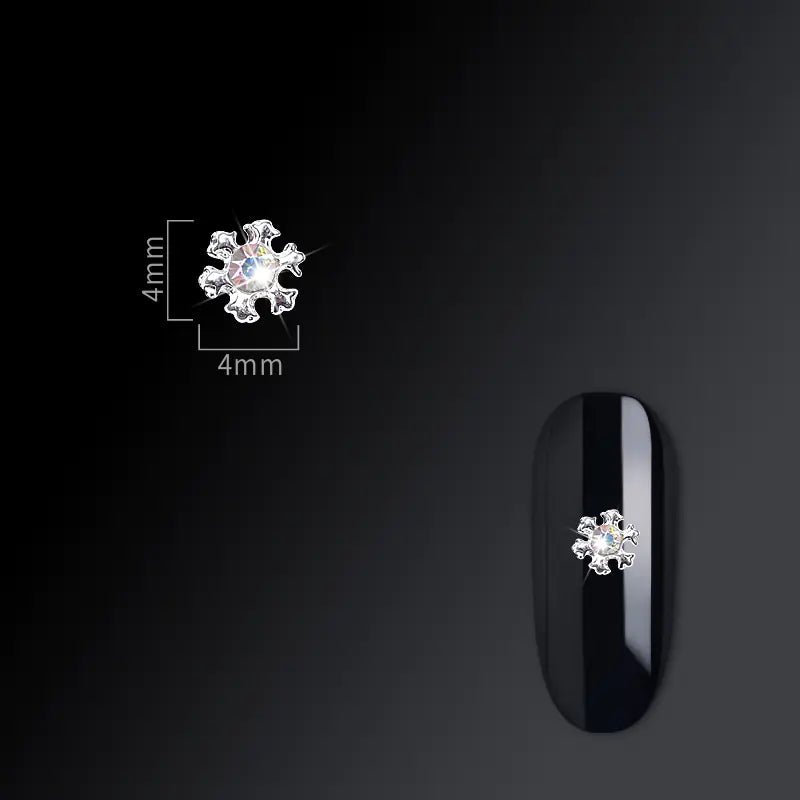 Goya Christmas Nail Art Accessories with Snowflake Design