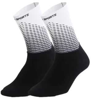 DH Cycling Socks - Breathable & Durable Mid-Calf Sports Socks